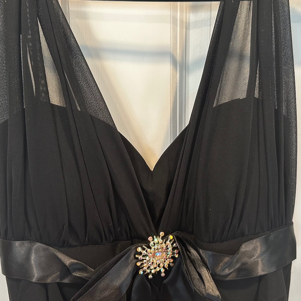 Beautiful Black Cocktail Dress - Size 10 - Picture 2 of 4